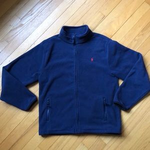 Boys L (16-18) Polo Ralph Lauren zip front fleece